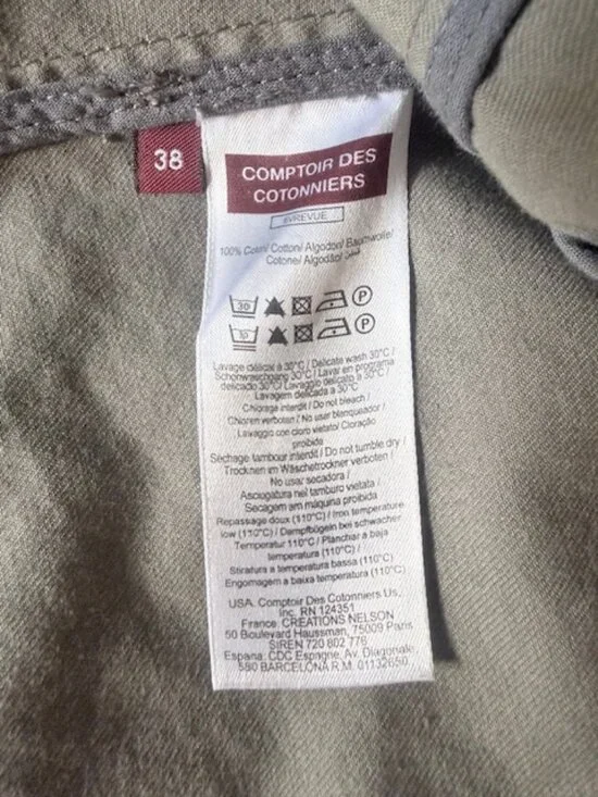 Comptoir Des Contonniers Green Trench - French 38, US small - Picture 6 of 6